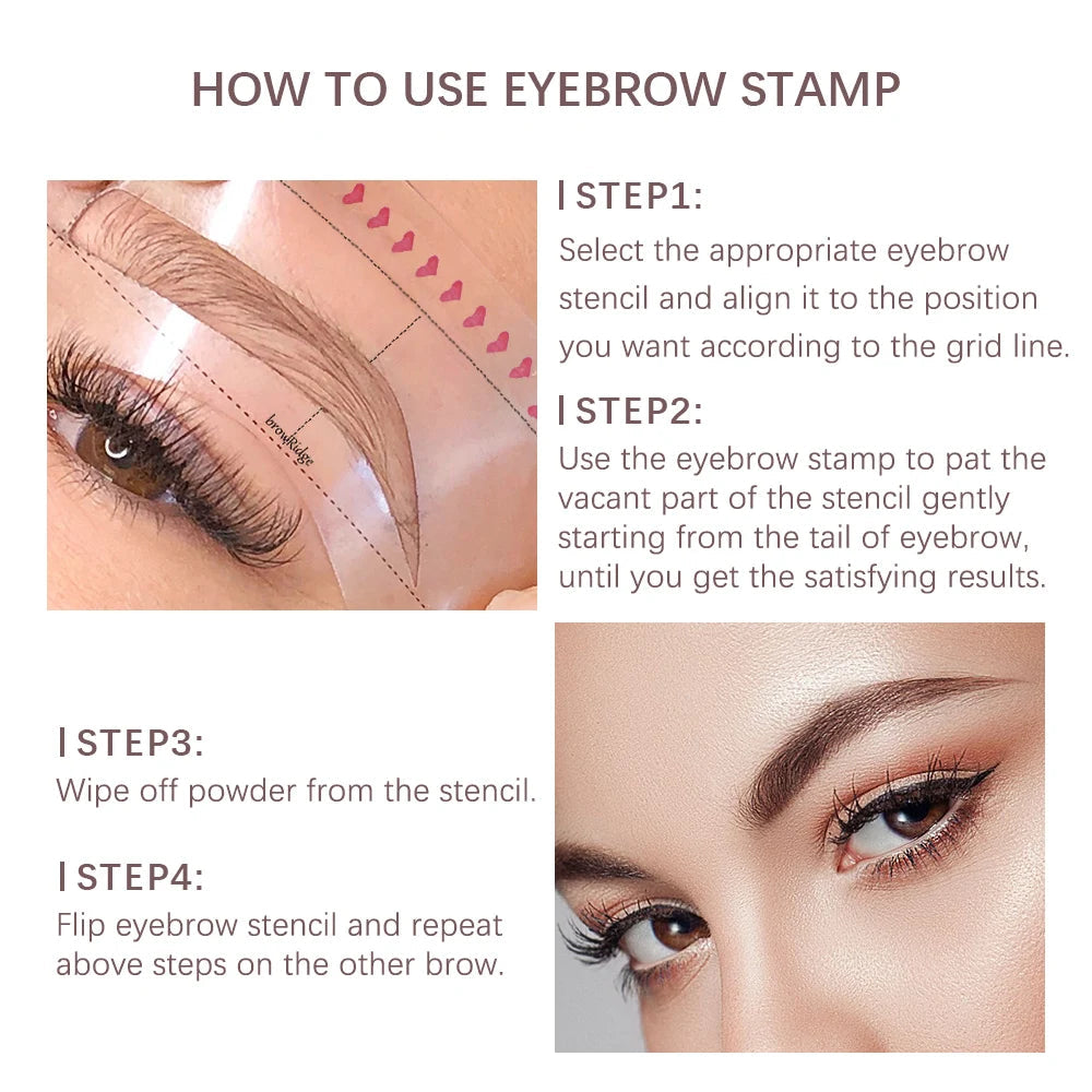 InstaBrow™ - Augenbrauenstempel-Styling-Set