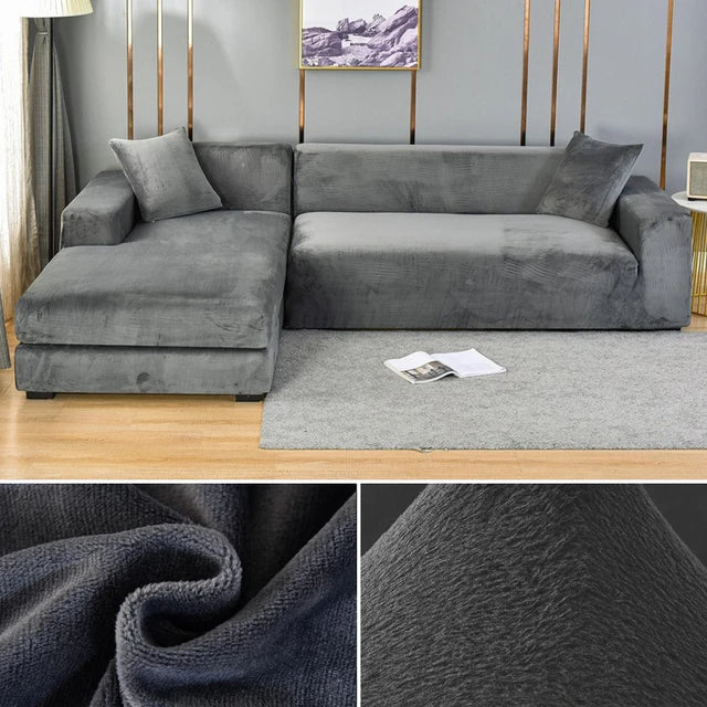 SofaShield™ | Elastischer Sofabezug aus Samt, der Ihr Geld spart