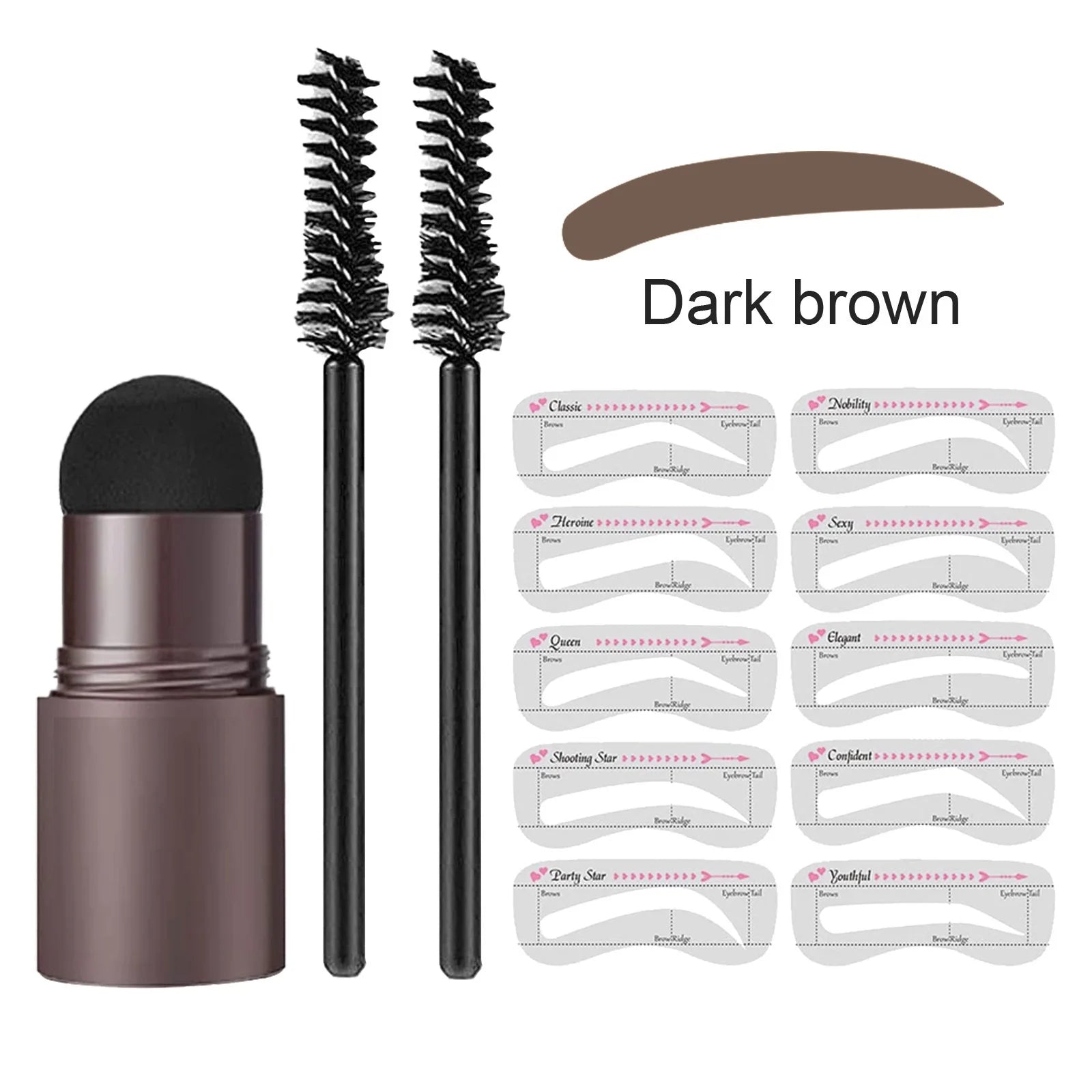 InstaBrow™ - Augenbrauenstempel-Styling-Set