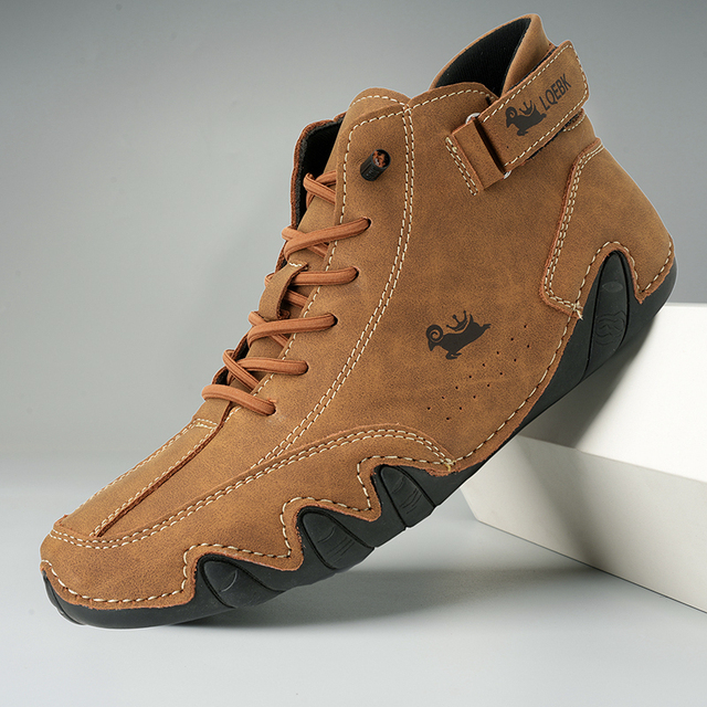 Patrick™ - Ultra-bequemer Rutschfester Barfußschuh aus echtem Leder