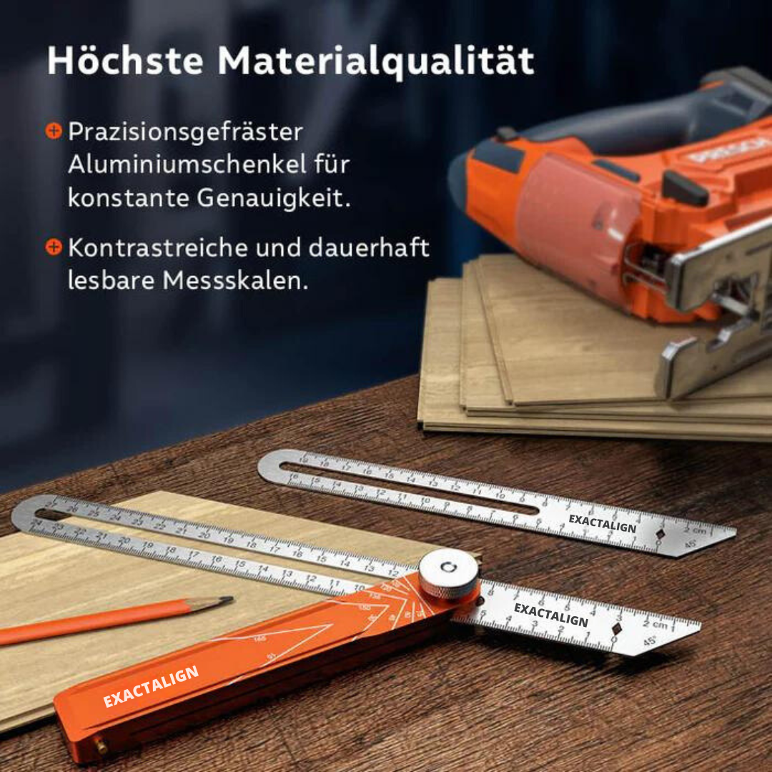 ExactAlign | Winkelschmiege mit zwei Linealen