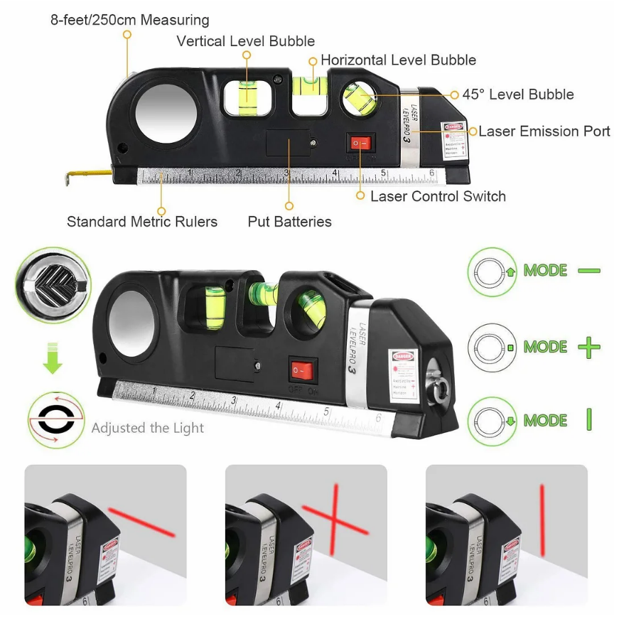 Laser LevelPro™ – Präzisionsmessung  (50% RABATT)