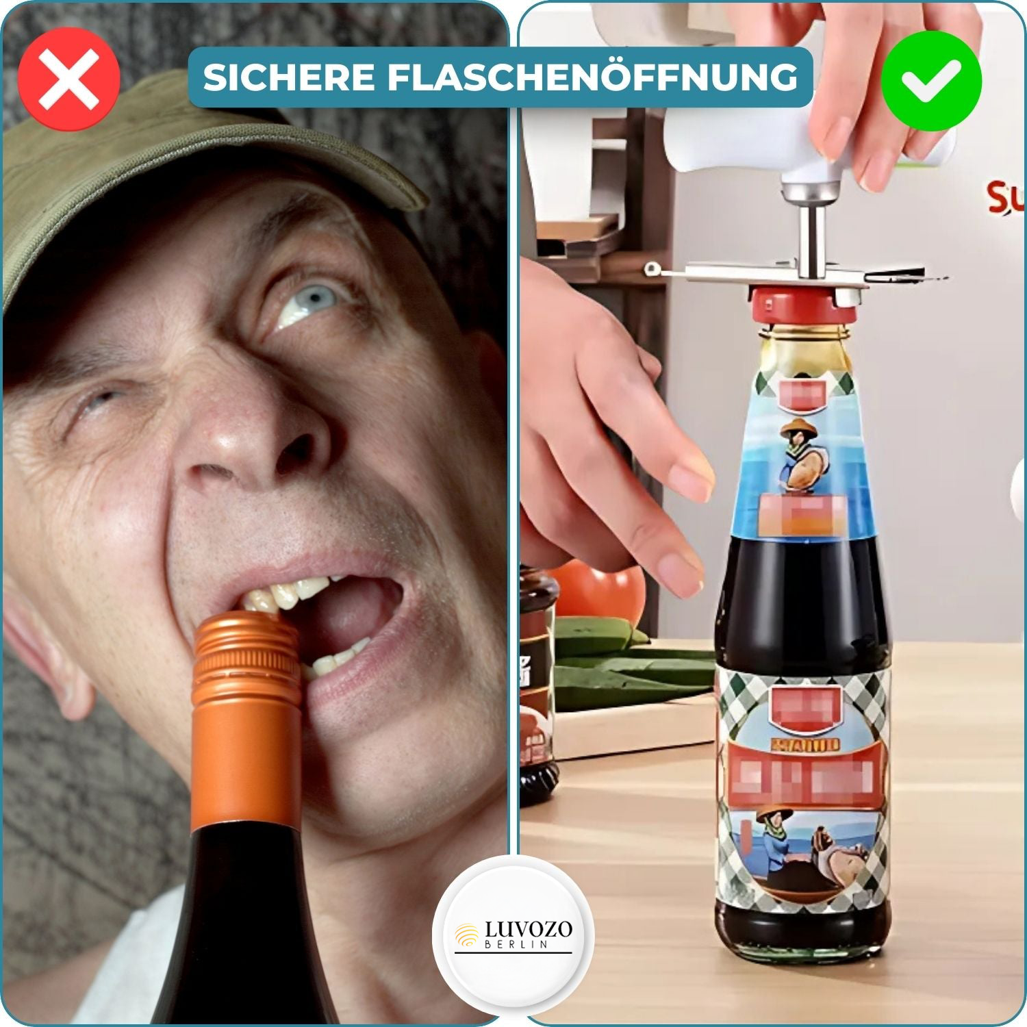 1+1 GRATIS | EasyGripPro™ - Öffnen Sie mühelos Gläser und Flaschen! [Letzter Tag Rabatt]