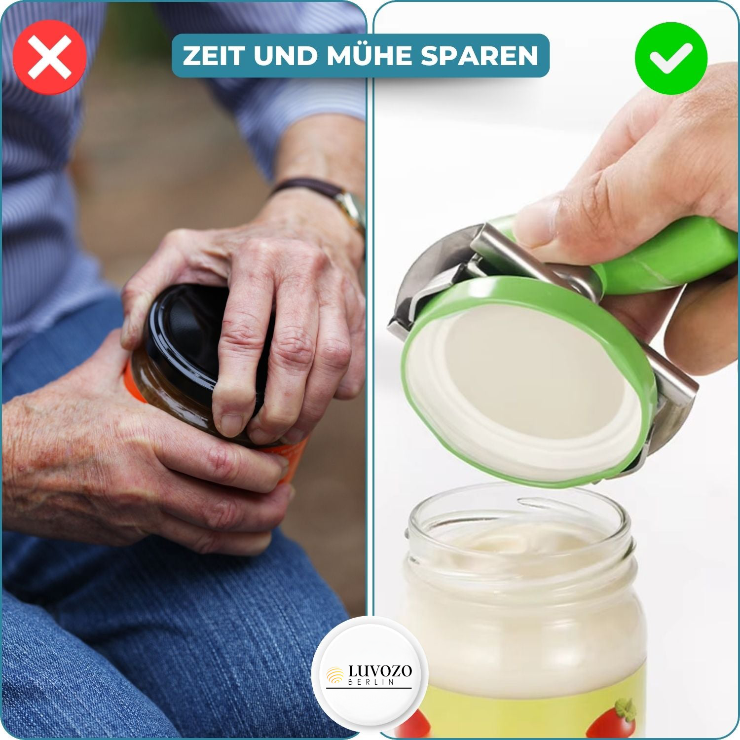1+1 GRATIS | EasyGripPro™ - Öffnen Sie mühelos Gläser und Flaschen! [Letzter Tag Rabatt]
