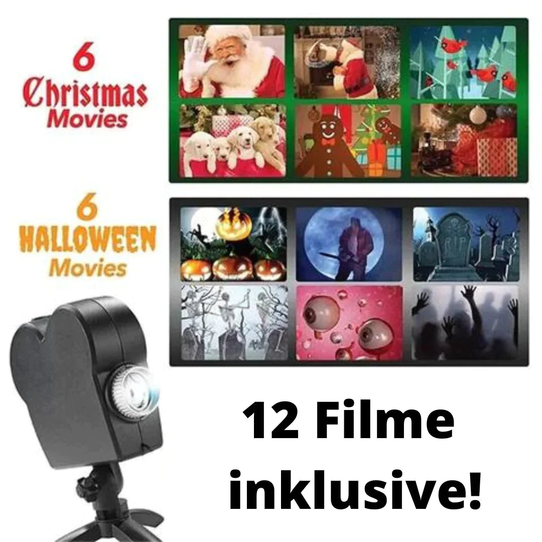 Halloween-horrorprojector™ | Inclusief 6 films
