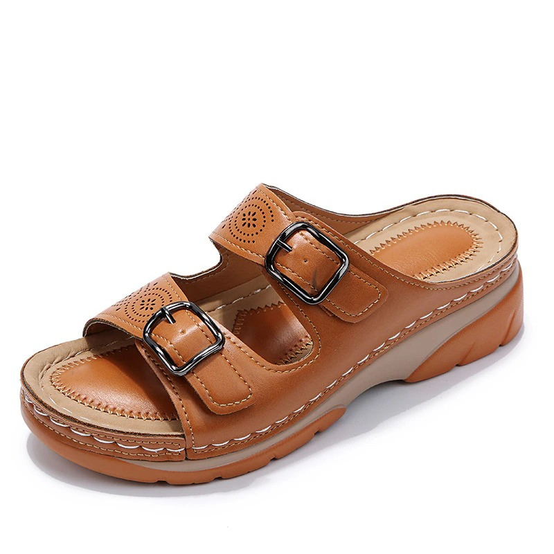 Maxine™ | Orthopedische leren sandalen 