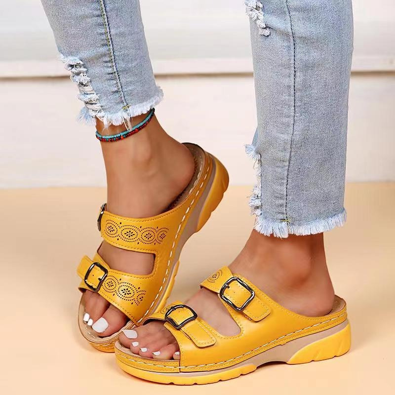 Maxine™ | Orthopedische leren sandalen 