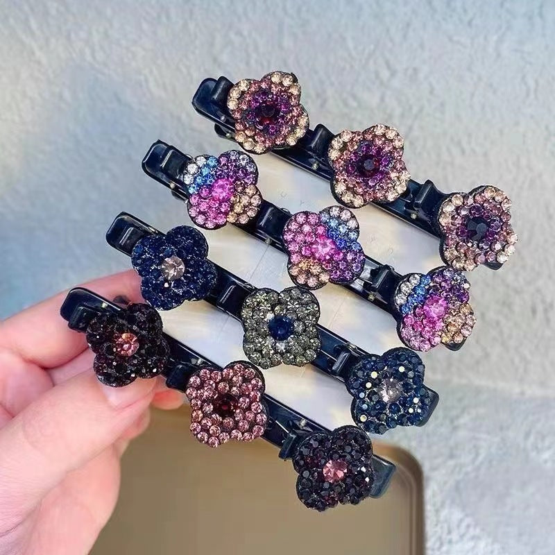 Glanzende Crystal Stone™ vlechthaarclips