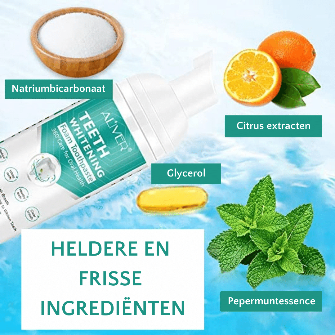 Tandenbleekschuim (1+1 GRATIS) 