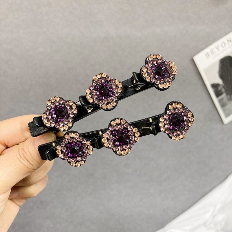 Glanzende Crystal Stone™ vlechthaarclips