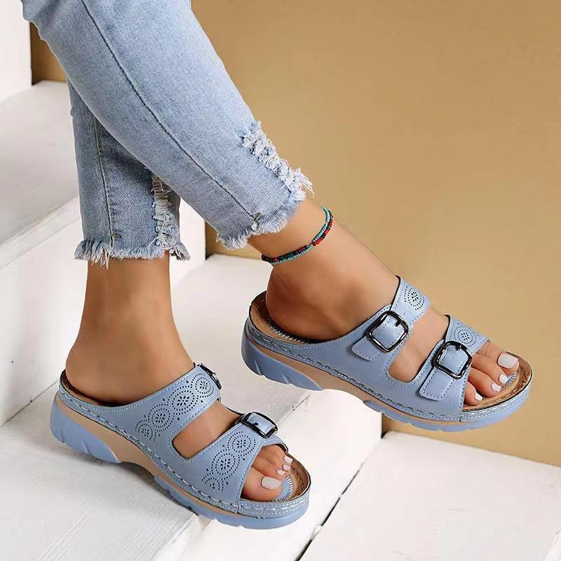 Maxine™ | Orthopedische leren sandalen 