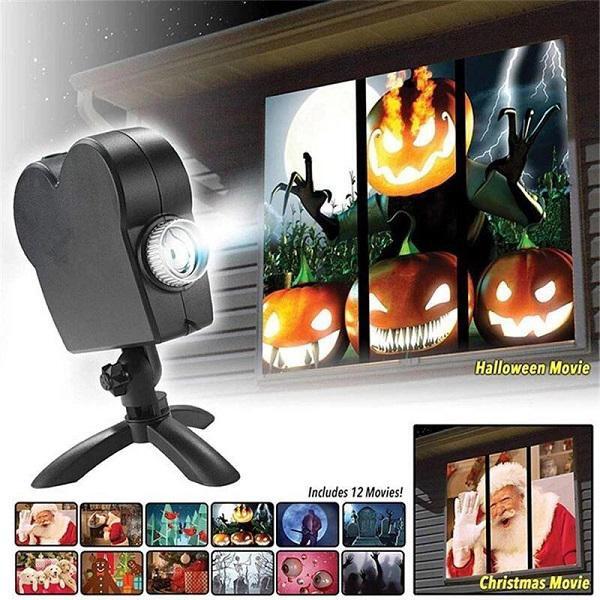 Halloween-horrorprojector™ | Inclusief 6 films