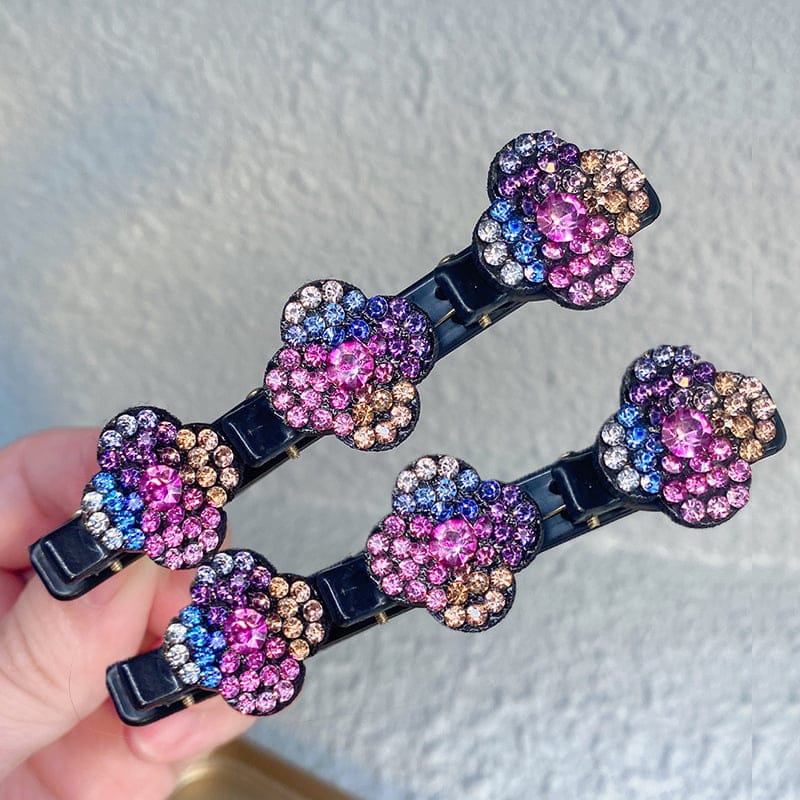 Glanzende Crystal Stone™ vlechthaarclips
