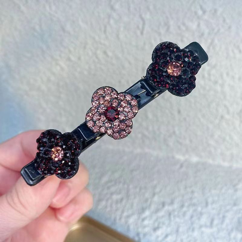 Glanzende Crystal Stone™ vlechthaarclips